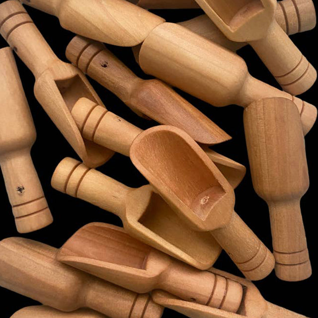 Wooden Spoon Scoop | Body Scrub