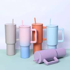 Tumbler with Lid and Straw for Water