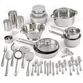 Steel Cookware and Kitchen Combo Set