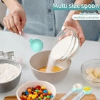 8-Piece Green Measuring Cups & Spoons Set stainless Steel Handle BAKING COOKING